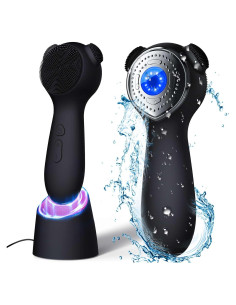 Exfoliador Facial Eléctrico Kpyphm Recargable IPX7 Negro