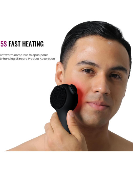 Exfoliador Facial Eléctrico Kpyphm Recargable IPX7 Negro Exfoliador Facial Eléctrico Kpyphm Recargable IPX7 Negro