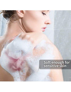 Esponjas de Ducha Exfoliantes Milaloko - Paquete de 6 Colores 2