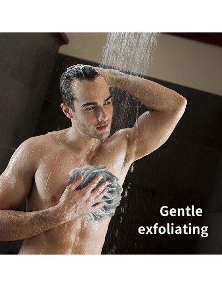 Esponjas de Ducha Exfoliantes Milaloko - Paquete de 6 Colores