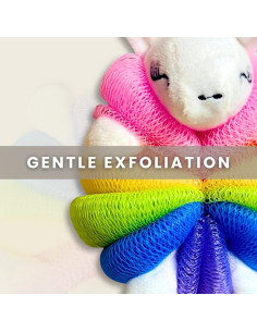 Esponja de Baño Linda Loofah - Puff de Cuerpo Suave (Paquete de 3) 2