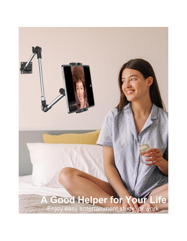 Soporte de Pared Ajustable Woleyi para Tablet y Teléfono