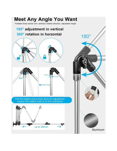 Soporte de Pared Ajustable Woleyi para Tablet y Teléfono