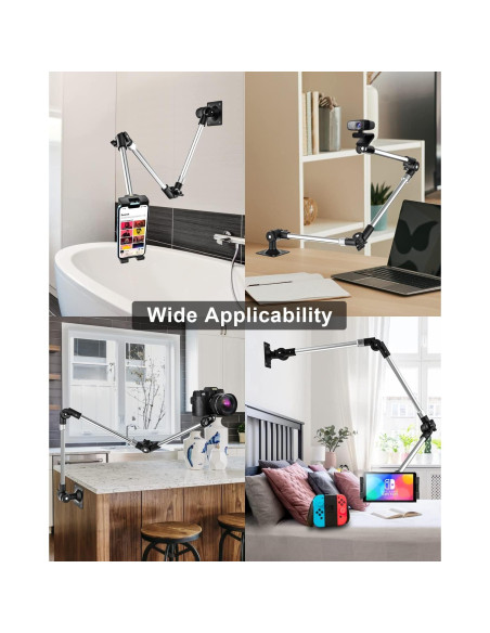 Soporte de Pared Ajustable Woleyi para Tablet y Teléfono