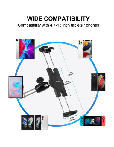 Soporte de Pared Ajustable Woleyi para Tablet y Teléfono