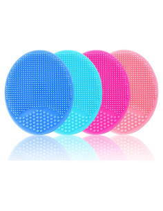 Cepillo Facial de Silicona XC - Paquete de 4 Exfoliadores