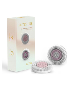 Cabezas de Reemplazo Eliteshine para Limpiador Facial - 1 Silicona y 1 Cerda