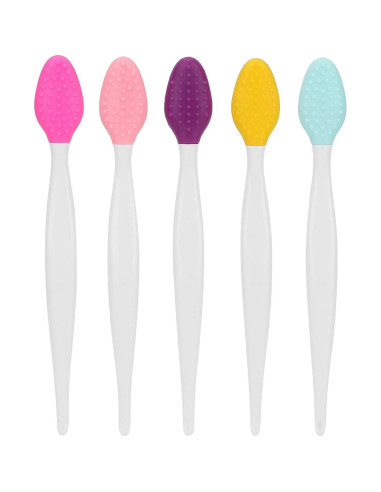 Juego de Cepillos de Limpieza Facial Dioche - 5 Silicona + 2 Exfoliantes