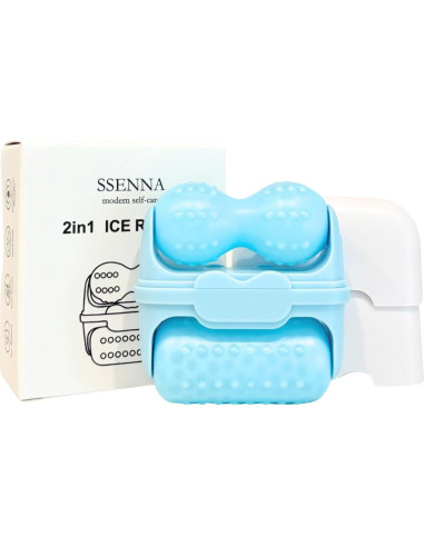 Rodillo de Hielo 2 en 1 SSENNA para Moldeo Facial y Corporal