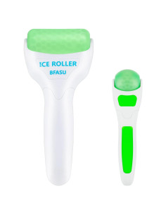 Rodillo de Hielo Facial 2 en 1 BFASU Verde - Masaje Relajante