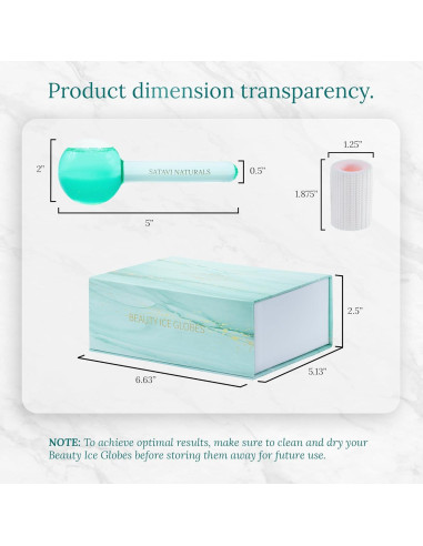 Esferas de Hielo de Belleza Satavi Naturals - Tratamiento Facial