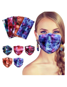 Mascarillas Desechables 3 Capas NVGSN - 100 Pcs Coloridas