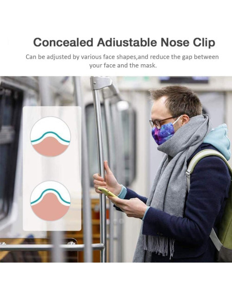 Mascarillas Desechables 3 Capas NVGSN - 100 Pcs Coloridas