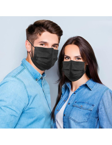 Paquete de 100 Mascarillas Desechables 3 Capas Acewin