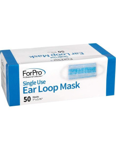 Mascarillas Desechables ForPro 3 Capas 50 Unidades Azul 2