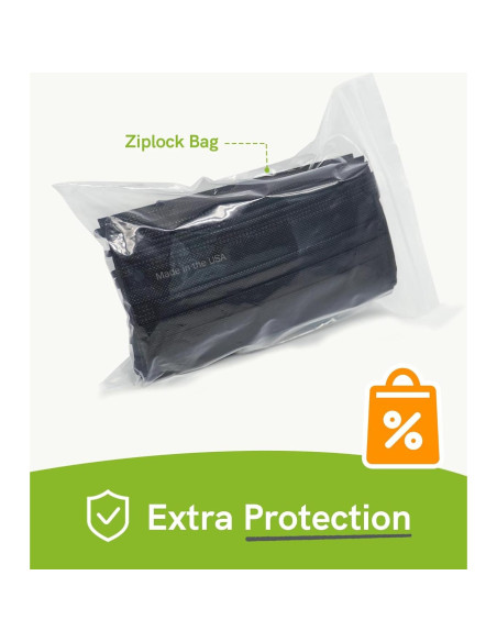 Mascarillas desechables EcoGuard 4 capas grado médico 50 unidades