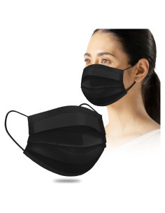 Paquete de 100 Mascarillas Desechables 3 Capas Electret