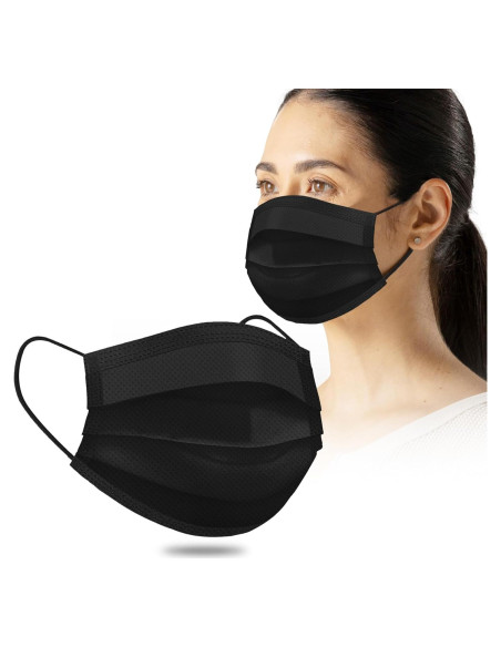 Paquete de 100 Mascarillas Desechables 3 Capas Electret