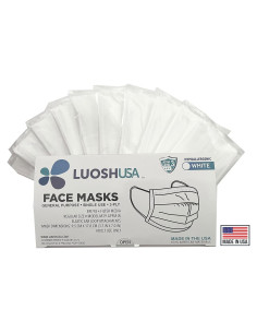 Mascarillas Desechables Luosh 3 Capas 50pcs Adultos Niños