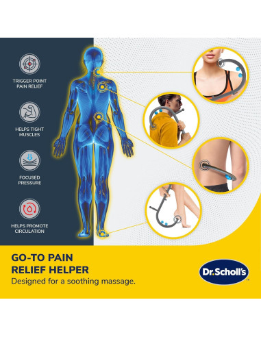 Cano de Masaje Corporal Dr. Scholl con 8 Puntos de Presión