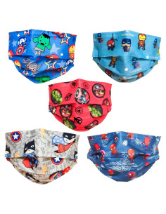 Mascarillas desechables para niños DUASTAR 50 piezas 3 capas