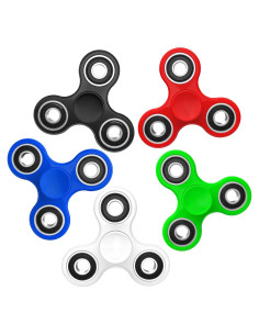 Fidget Spinner SCIONE Paquete de 5 Juguetes Antiestrés