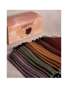 Mascarillas Faciales Desechables VIRTUE CODE 3 Capas - 50 Unidades 2
