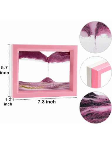 Arte en Arena ANXUS Rosa 14.5x3.1x18.5cm Dinámico