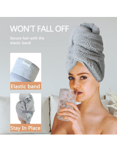 Toalla de Microfibra Extra Grande Chloven 2 Pack 109x61 cm 2