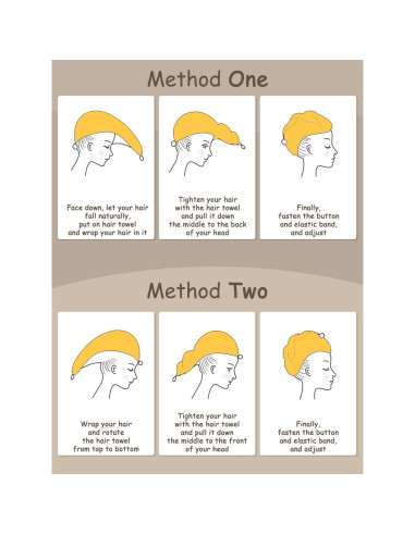 Paquete de 3 Toallas de Microfibra YHPDYL para Cabello Secado Rápido