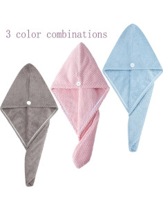 Toallas de Microfibra Ultra Absorbentes BellaCasa - 3 Piezas 2