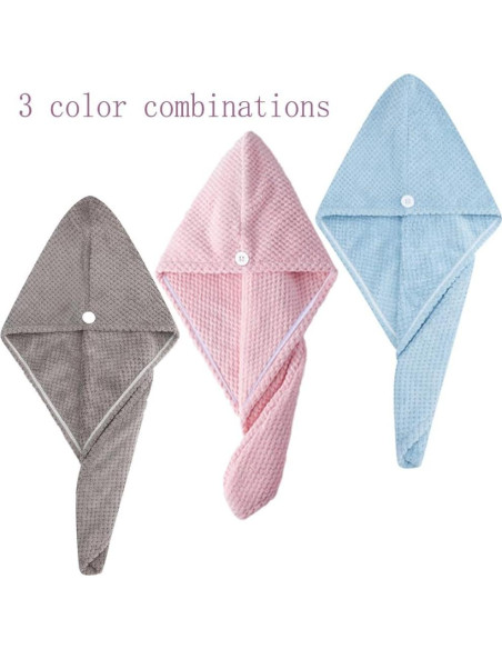 Toallas de Microfibra Ultra Absorbentes BellaCasa - 3 Piezas