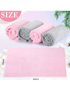 4 Toallas de Microfibra Grande Tatuo para Cabello 51x101 cm 2