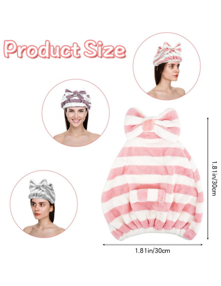 3 Toallas de Microfibra para Cabello LAGAHS - Secado Rápido