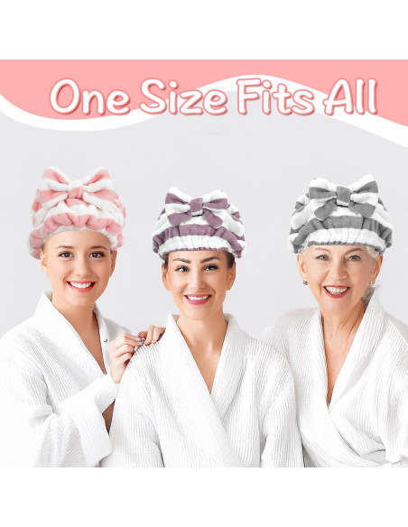 3 Toallas de Microfibra para Cabello LAGAHS - Secado Rápido