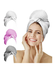 Toalla de Cabello Microfibra Cuerpo Deseado 114.3x63.5 cm Blanca