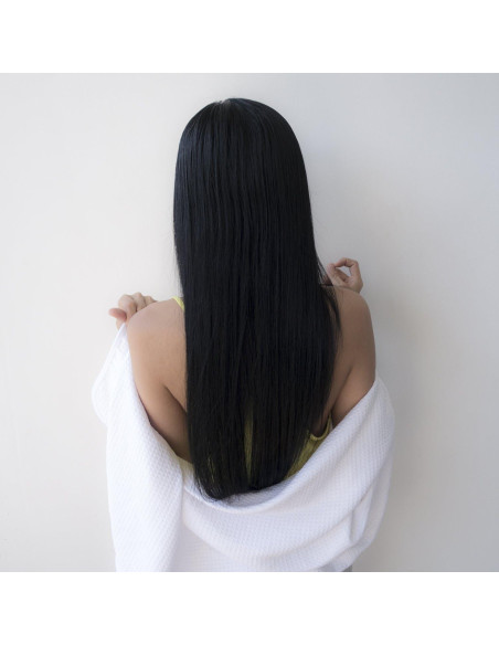 Toalla de Cabello Microfibra Cuerpo Deseado 114.3x63.5 cm Blanca