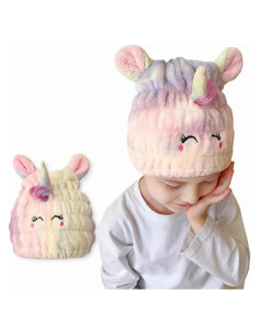 Toalla de Microfibra para Cabello Niños LCBD Unicornio 20cm