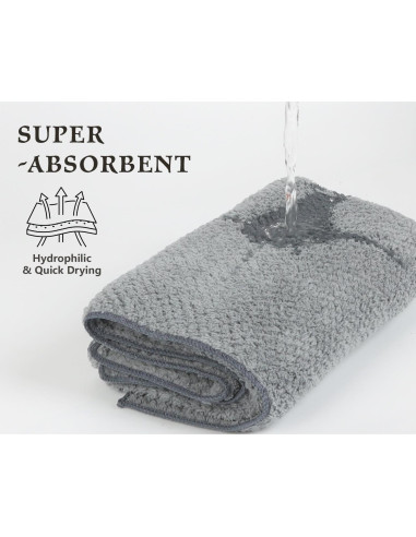 Toalla para el cabello Molirex 2 unidades microfibra anti-frizz