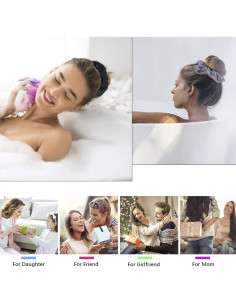 Toalla de Secado de Cabello Microfibra Ivyu 4 Piezas Antifrizz 2