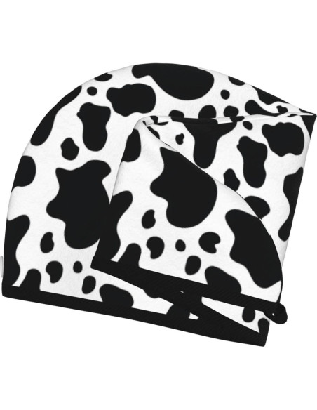 Gorro de Secado de Cabello SYHEART Microfibra Vaca Negra 64x25cm