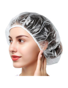 Gorros de Ducha Desechables Smilco 100PCS 51.8cm Impermeables