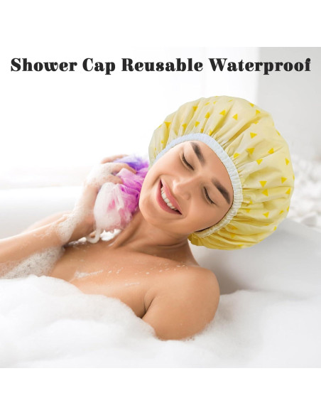 Gorro de Ducha Reutilizable Impermeable Choshion Grande Gorro de Ducha Reutilizable Impermeable Choshion Grande