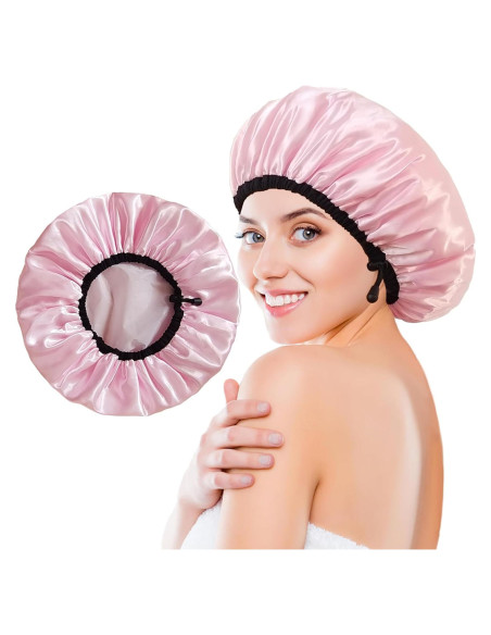 Gorro de Ducha Reutilizable Choshion Doble Capa Impermeable Gorro de Ducha Reutilizable Choshion Doble Capa Impermeable