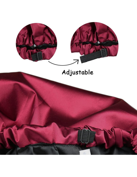 Gorro de Ducha Jumbo Impermeable Heerf para Cabello Largo Gorro de Ducha Jumbo Impermeable Heerf para Cabello Largo