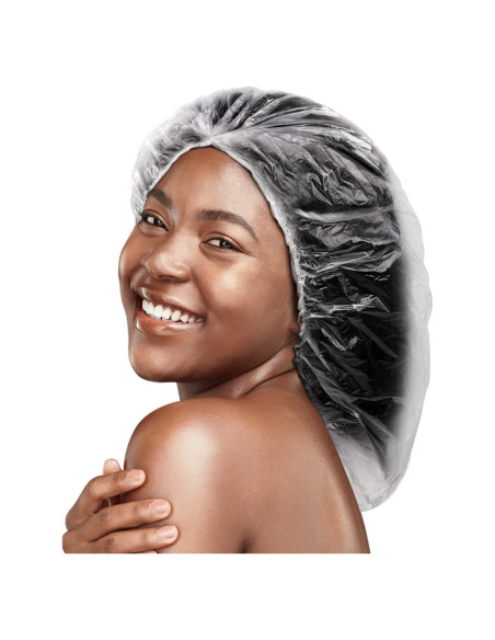 10 Gorros de Ducha Desechables Yuest para Cabello Largo 66cm
