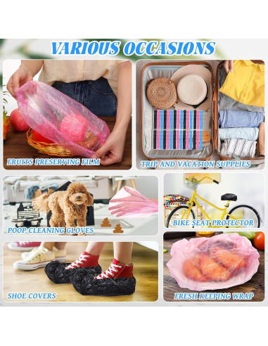 Gorras de Ducha Desechables Leyndo 1000 Pcs Impermeables