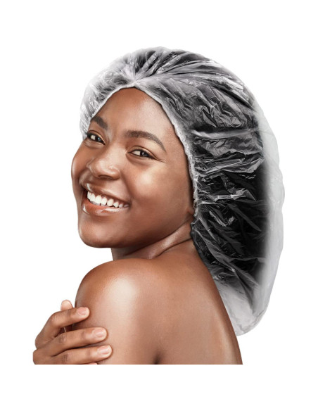 10 Gorros de Ducha Desechables Yuest para Cabello Largo 66cm