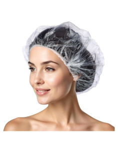 300 Gorras de Ducha Desechables Extra Grandes 52 cm - Pengxiaomei