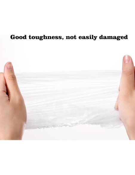 200 Gorras de Ducha Desechables MISSJOJIAY Impermeables 46 cm